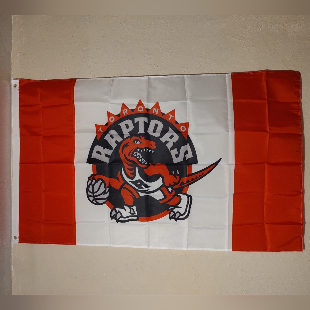 Toronto raptors Canadian flag 3x5